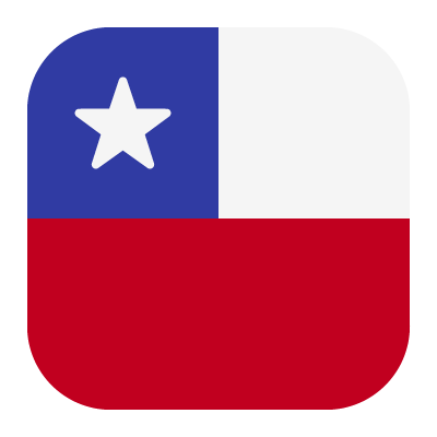Bandera de Chile, representando la presencia de CryptoMarket en este país.