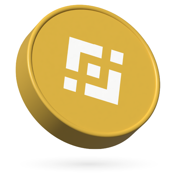 Logotipo do Binance Coin (BNB).