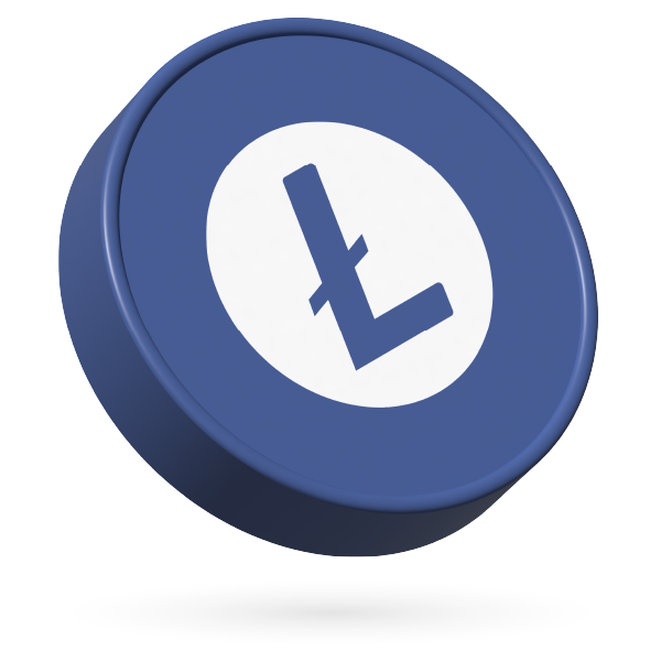 Logotipo de Litecoin (LTC).