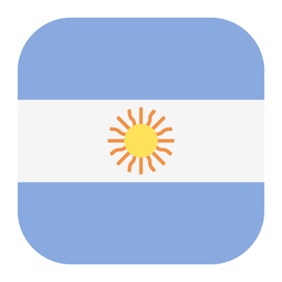 Bandera de Argentina, representando la presencia de CryptoMarket en este país.