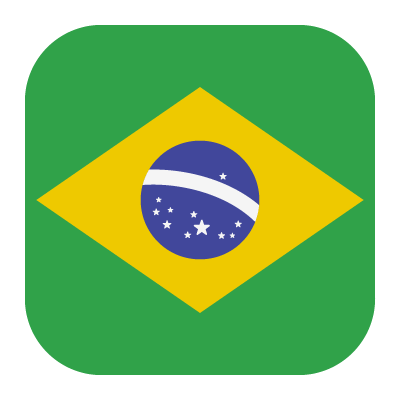 Bandeira do Brasil, representando a presença da CryptoMarket neste país